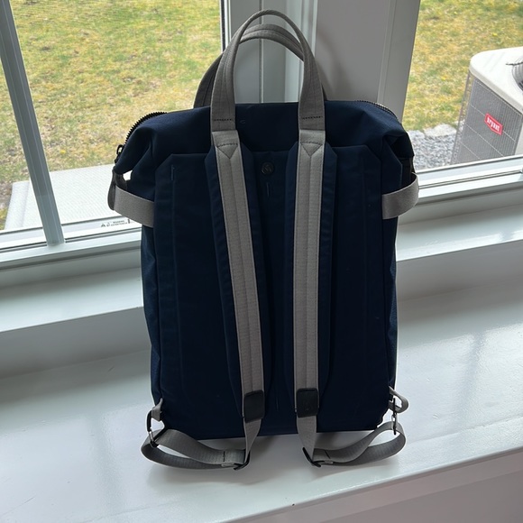 Bellroy Bags Bellroy Backpack With Top Handle And Back Strap Navy Poshmark